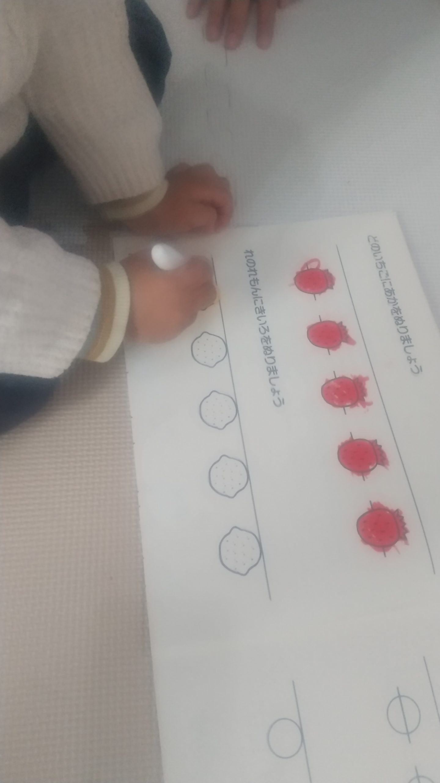 3歳のプレピアノ